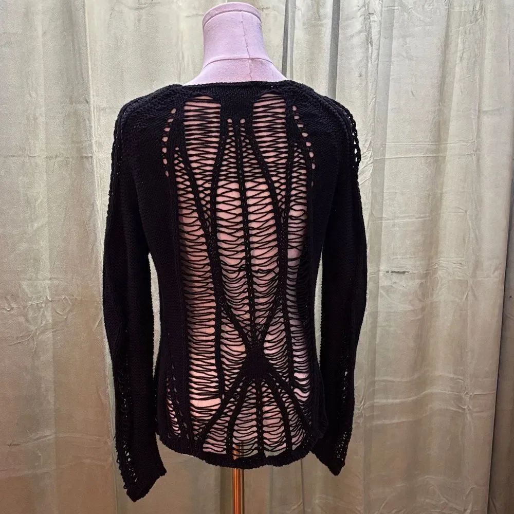 Generation Love Black Knit Sweater, XS